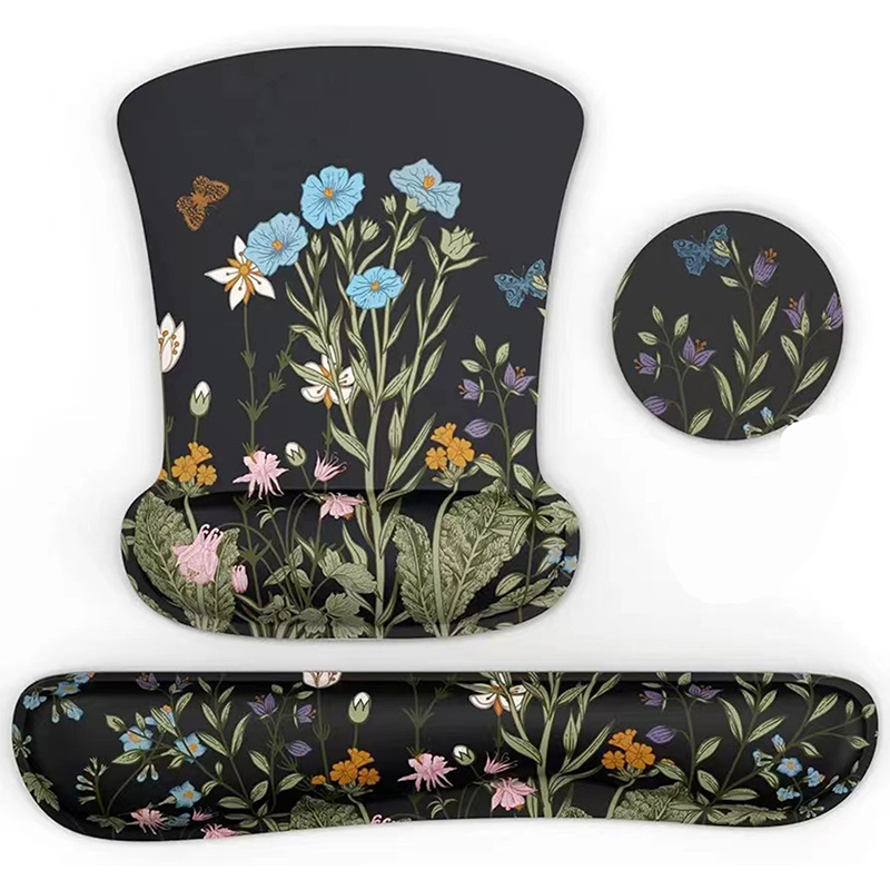 Guilya G07 Kicsi csukló-támasz egérpad készlet – anyag LYCRA és PU, csúszásmentes, műanyag öntés