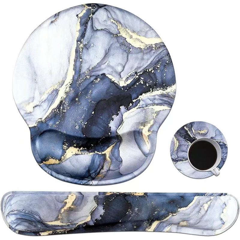 Guilya G07 Kicsi csukló-támasz egérpad készlet – anyag LYCRA és PU, csúszásmentes, műanyag öntés