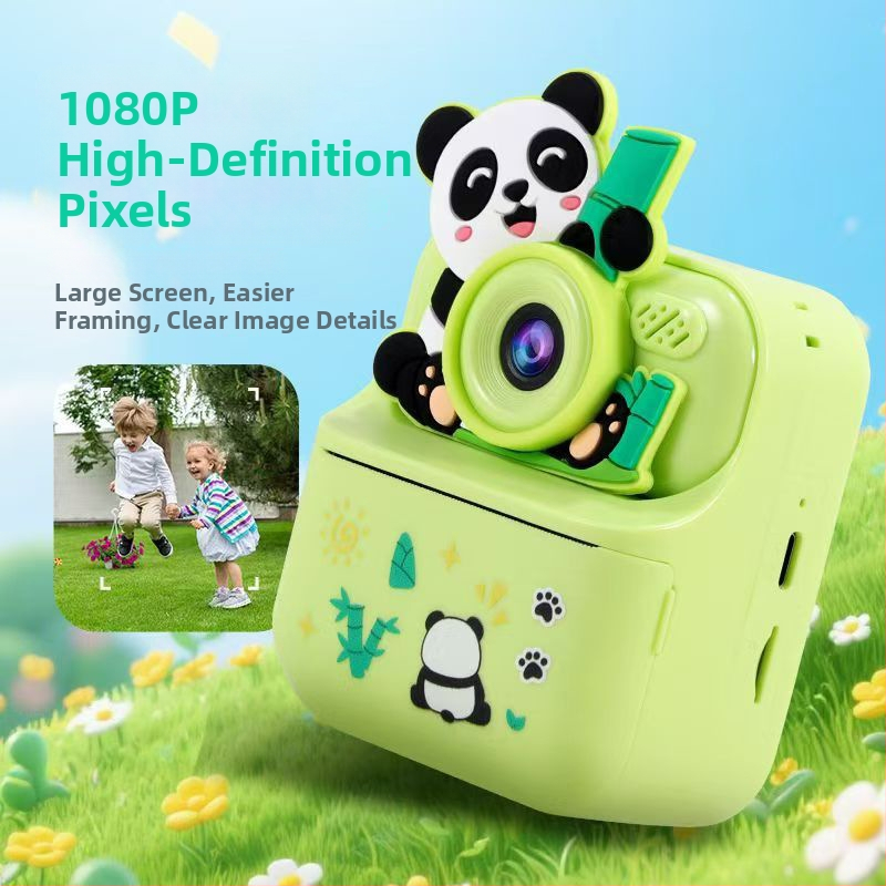 Y900 lastele mõeldud kohapealse trükiga kaamera, 1080P, TF-kaart, ABS+silicone korpus, väljaanne 2025