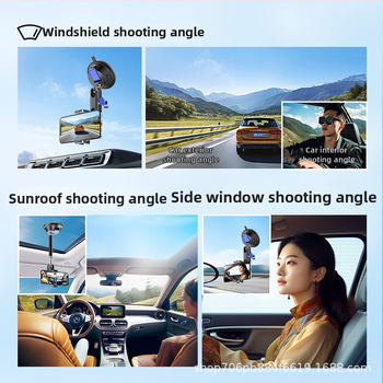 Suport auto pentru telefon, compatibil cu DJI Pocket 3 – corp din aliaj, pentru filmare și navigație