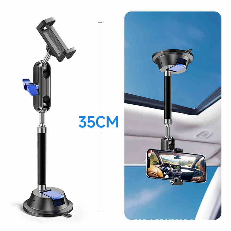 Suport auto pentru telefon, compatibil cu DJI Pocket 3 – corp din aliaj, pentru filmare și navigație