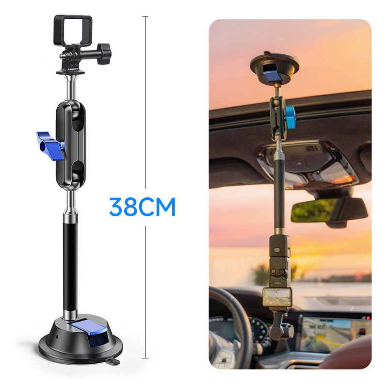 Suport auto pentru telefon, compatibil cu DJI Pocket 3 – corp din aliaj, pentru filmare și navigație