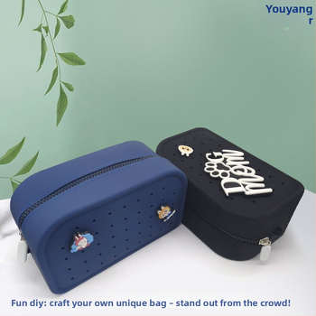 NH1118 kozmetikai táska, szilikon, kocka alakú, többfunkciós utazáshoz.