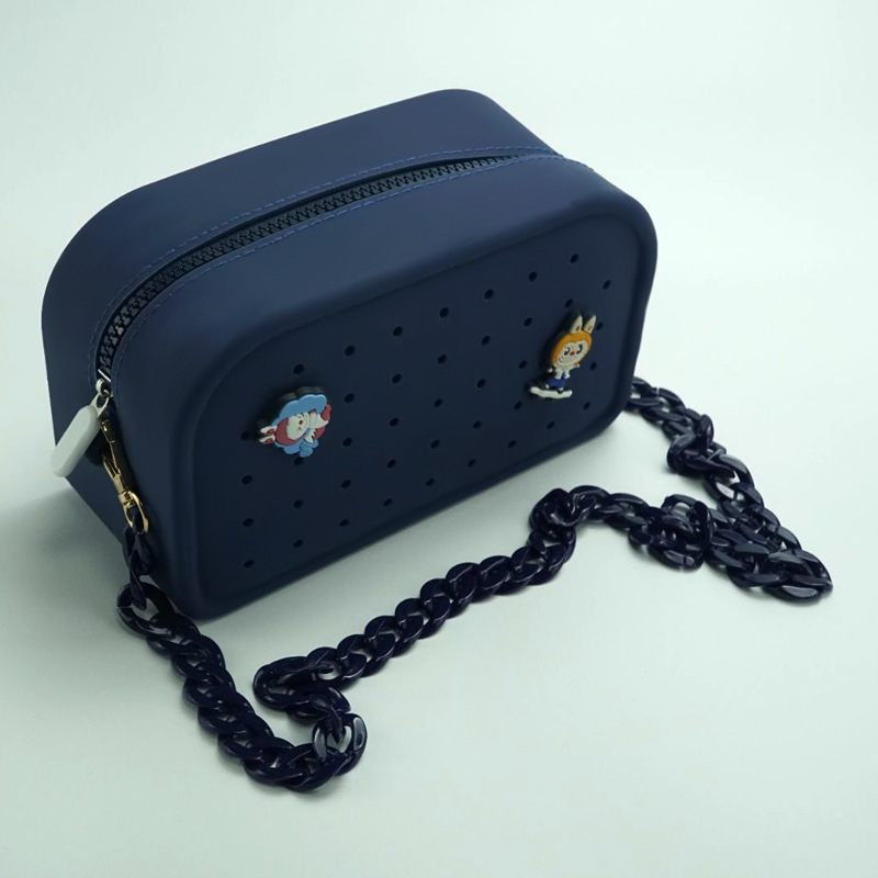 NH1118 kozmetikai táska, szilikon, kocka alakú, többfunkciós utazáshoz.