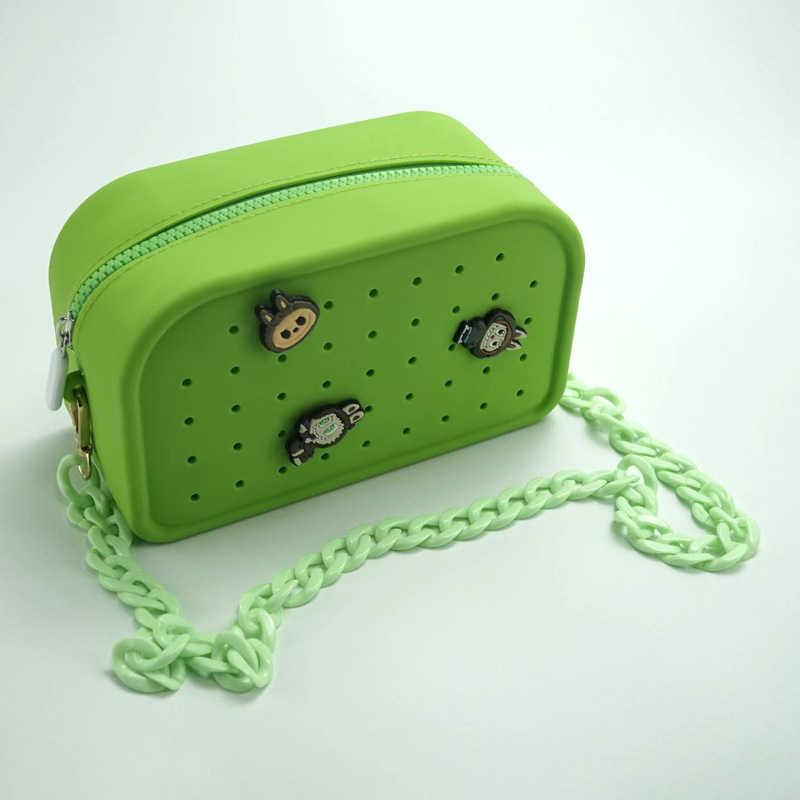 NH1118 kozmetikai táska, szilikon, kocka alakú, többfunkciós utazáshoz.