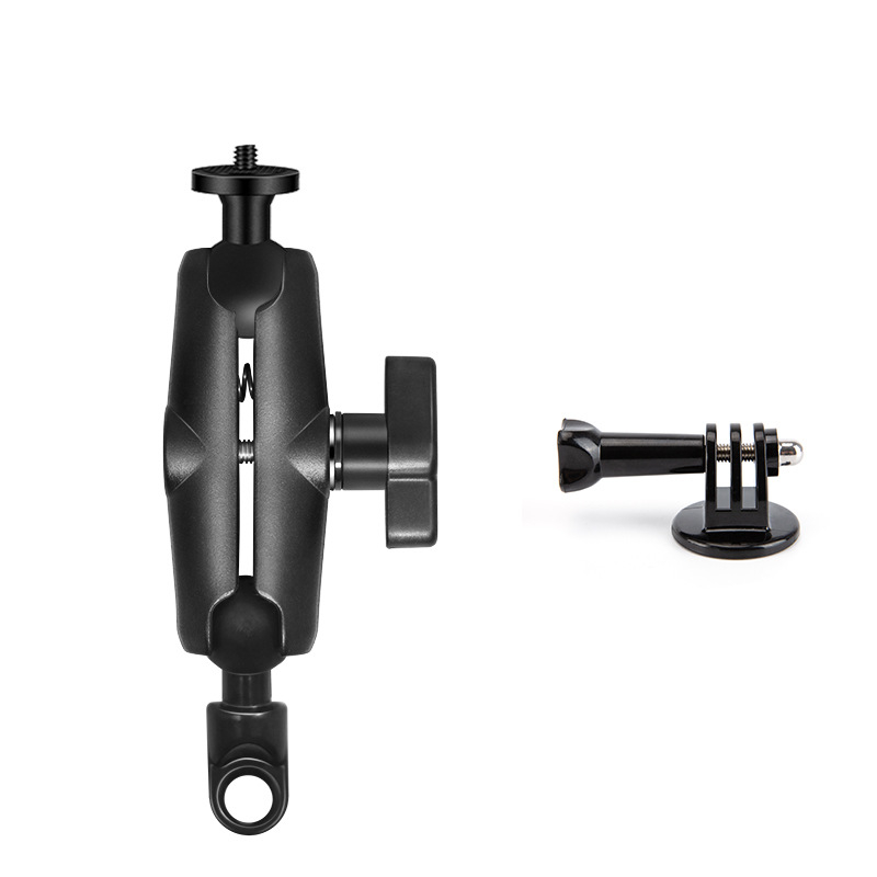 Aluminijski nosač za akcijsku kameru za motocikle s M10 stezaljkom, kompatibilan GoPro 9/8, ACTION, Insta360 One R/X2