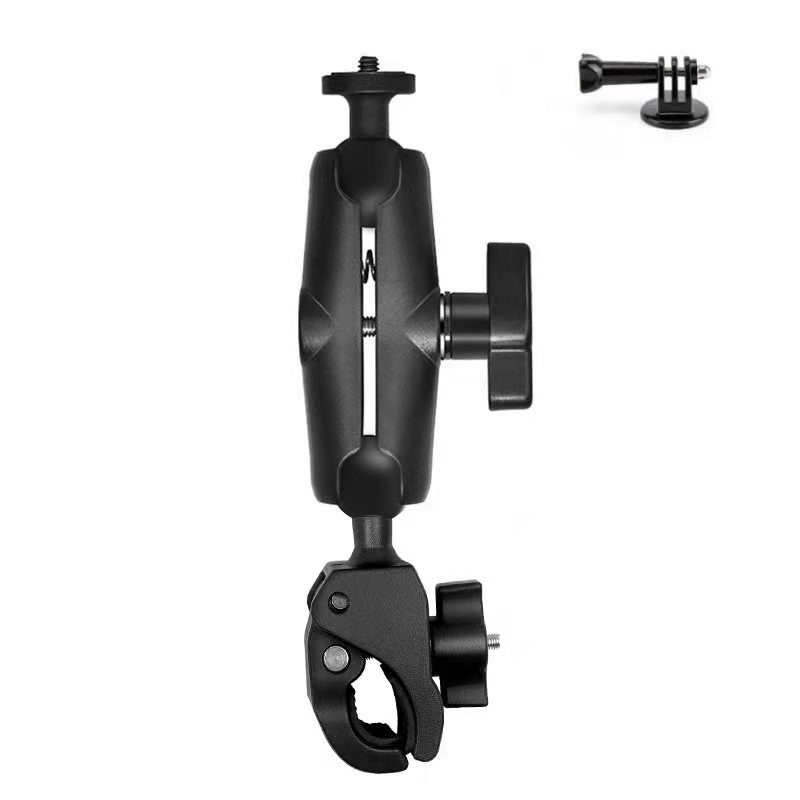 Aluminijski nosač za akcijsku kameru za motocikle s M10 stezaljkom, kompatibilan GoPro 9/8, ACTION, Insta360 One R/X2