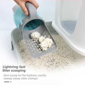 Lingură pentru nisip de pisică, ABS plastic, potrivită pentru pisici și câini, cadou corporativ