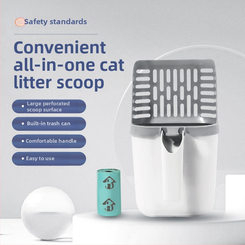 Lingură pentru nisip de pisică, ABS plastic, potrivită pentru pisici și câini, cadou corporativ