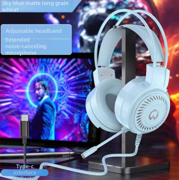 DG-909-XOX Juhtmega mängukõrvaklapid 50 mm draiveritega, sagedusvahemik 20 Hz–20 kHz, tundlikkus 98 dB, 2 m kaabel, mikrofon, USB ja 3,5 mm, arvutiga kasutamiseks, müra vähendus