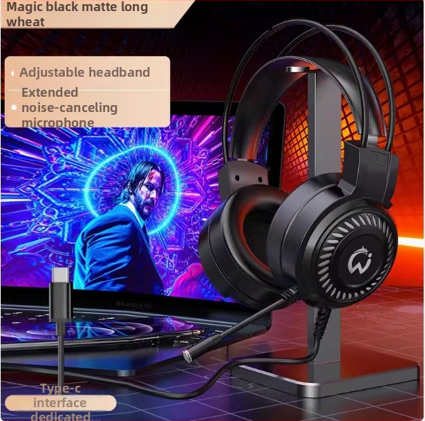 DG-909-XOX Juhtmega mängukõrvaklapid 50 mm draiveritega, sagedusvahemik 20 Hz–20 kHz, tundlikkus 98 dB, 2 m kaabel, mikrofon, USB ja 3,5 mm, arvutiga kasutamiseks, müra vähendus