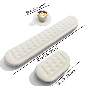 Szilikon csuklópad egérpad - egyoldalas, injekciós öntés, logó testreszabható, OEM