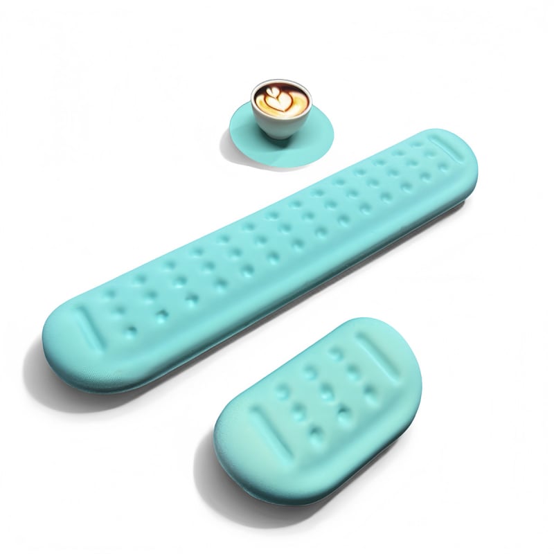 Szilikon csuklópad egérpad - egyoldalas, injekciós öntés, logó testreszabható, OEM