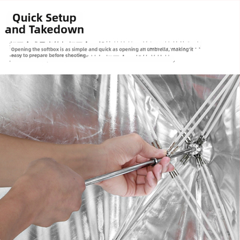 God Cow Skėtinio tipo šviesos dėžė, nešiojama portretų fotografijai