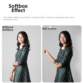 God Cow Skėtinio tipo šviesos dėžė, nešiojama portretų fotografijai