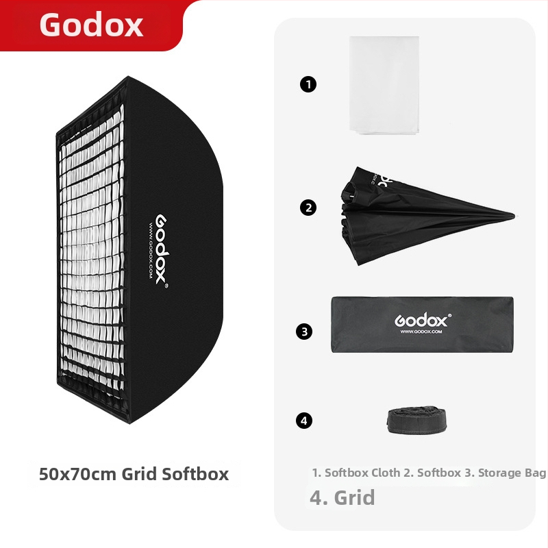 God Cow Skėtinio tipo šviesos dėžė, nešiojama portretų fotografijai