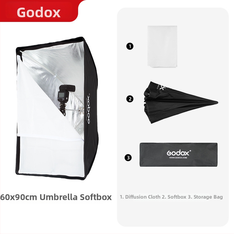 God Cow Skėtinio tipo šviesos dėžė, nešiojama portretų fotografijai