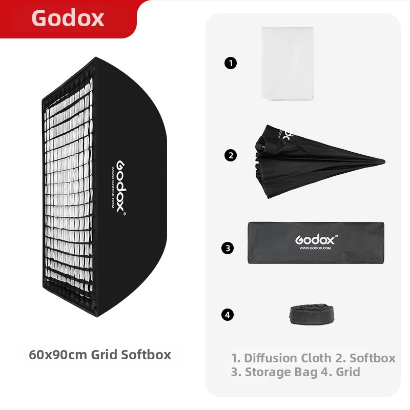 God Cow Skėtinio tipo šviesos dėžė, nešiojama portretų fotografijai