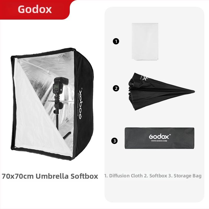 God Cow Skėtinio tipo šviesos dėžė, nešiojama portretų fotografijai