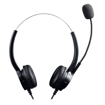 Headset do kancelárie – Business séria, potlačenie šumu, USB pripojenie, model M13, kábel 1,8 m
