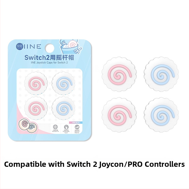 Switch 2 silikonové krytky joystickov, značka Good value, materiál silikon, spôsob výroby: kompresná vulkanizácia