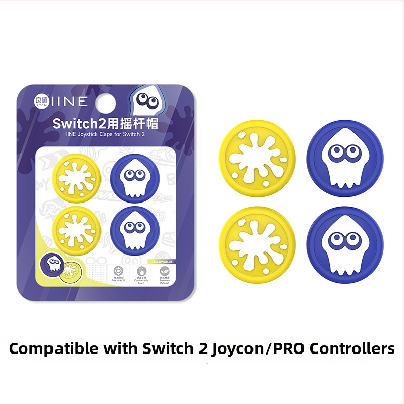 Switch 2 silikonové krytky joystickov, značka Good value, materiál silikon, spôsob výroby: kompresná vulkanizácia