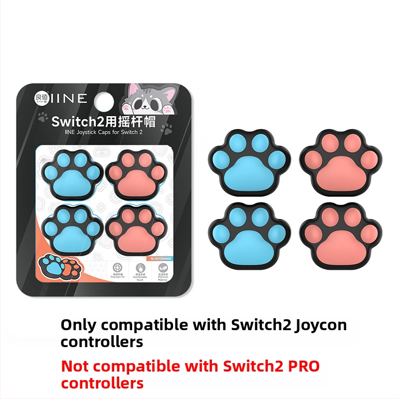 Switch 2 silikonové krytky joystickov, značka Good value, materiál silikon, spôsob výroby: kompresná vulkanizácia