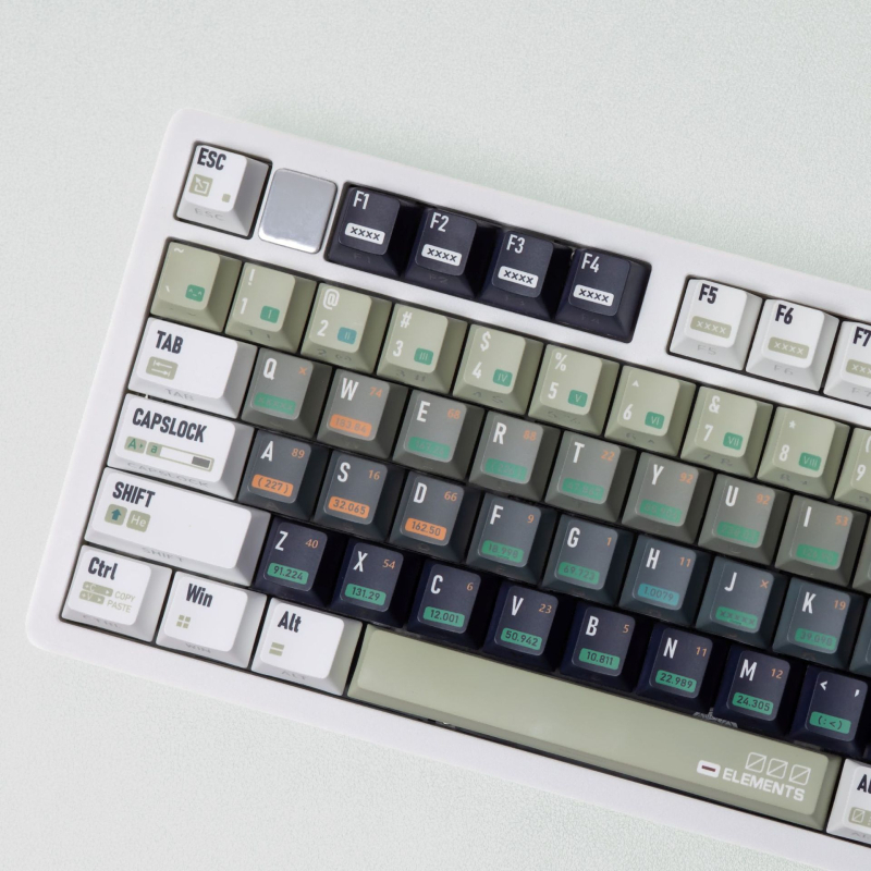 PBT комплект клавиши за механична клавиатура, странично гравирани, повече от 98 клавиши, универсална съвместимост, водоустойчив, поддръжка за персонализация, многоезични надписи (корейски, руски, испански, европейски варианти)