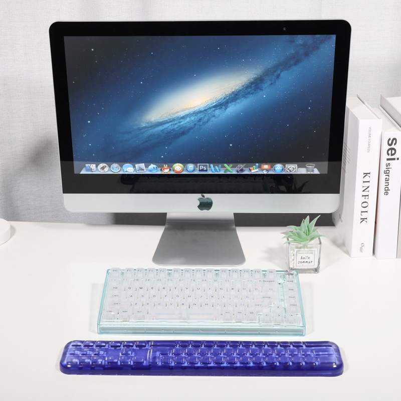 Egérpad csuklónak puha párnával, átlátszó szilikon + UV, injekciós öntés, modellek #1438/#1439, gaming Esports matrac