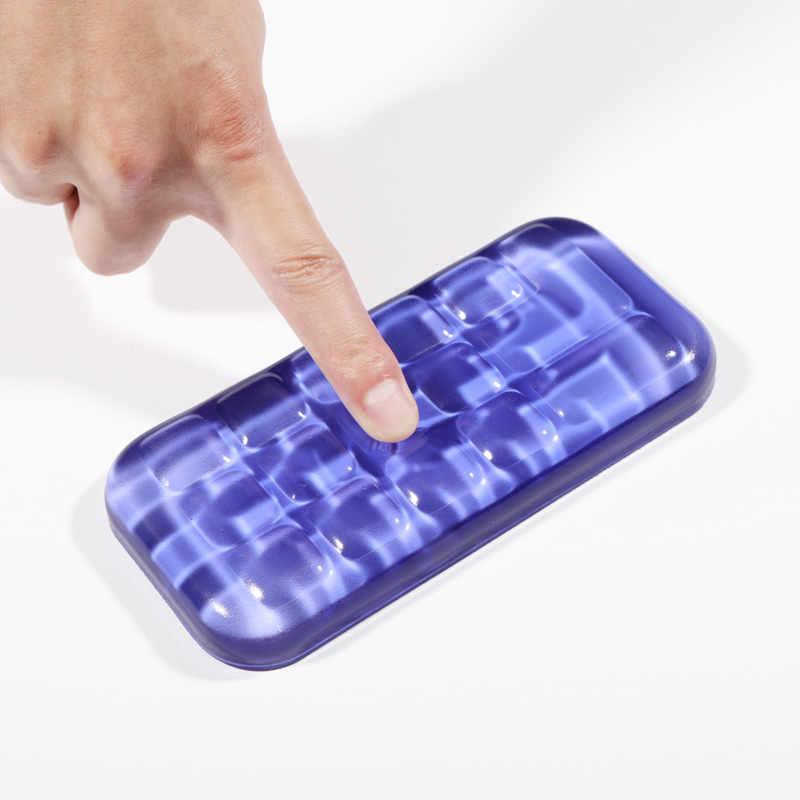 Egérpad csuklónak puha párnával, átlátszó szilikon + UV, injekciós öntés, modellek #1438/#1439, gaming Esports matrac