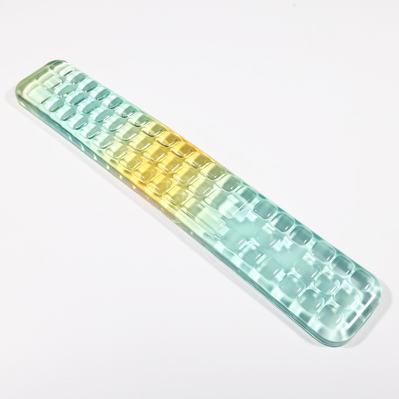 Egérpad csuklónak puha párnával, átlátszó szilikon + UV, injekciós öntés, modellek #1438/#1439, gaming Esports matrac