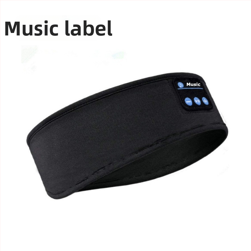 Bluetooth čelenka na spanie s očnou maskou — bezdrôtové stereo slúchadlá, Bluetooth 5.4, dosah 15 m, batéria 8+ hodín, hovory a hudba
