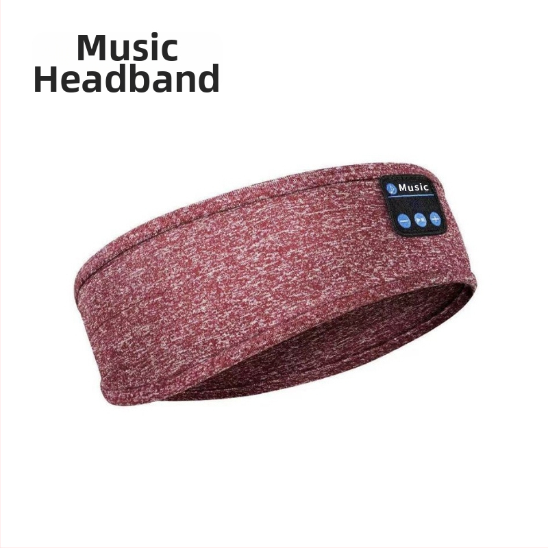 Bluetooth čelenka na spanie s očnou maskou — bezdrôtové stereo slúchadlá, Bluetooth 5.4, dosah 15 m, batéria 8+ hodín, hovory a hudba