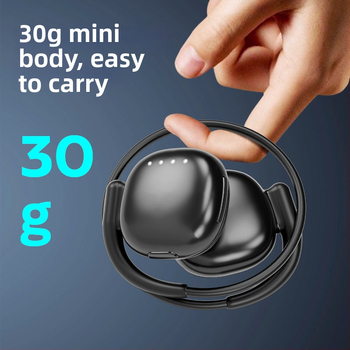 VV6 Bluetooth slušalice s otvorenim uhom, ENC, dvostruki način za igre i glazbu, niska latencija kroz zračnu vodljivost, privatni model