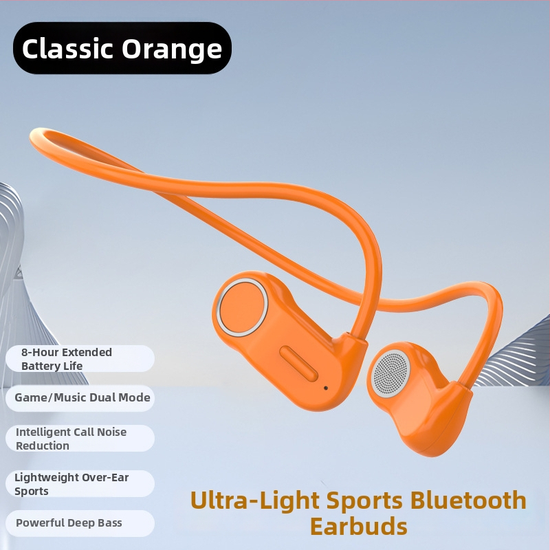 VV6 Bluetooth slušalice s otvorenim uhom, ENC, dvostruki način za igre i glazbu, niska latencija kroz zračnu vodljivost, privatni model