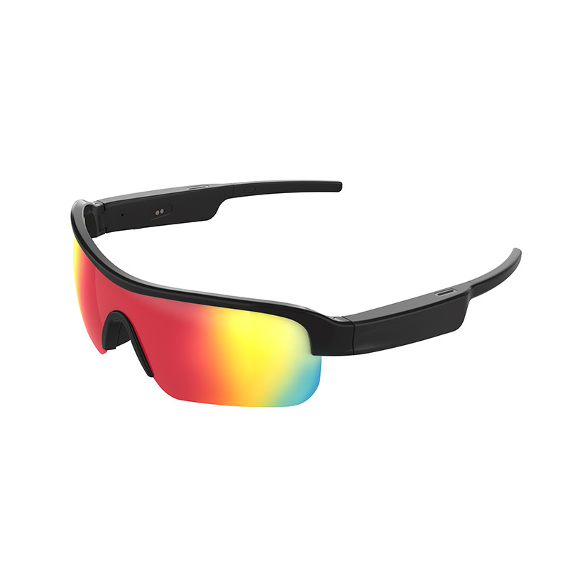 Ochelari de soare inteligenți cu difuzor extern, montare pe cap, polarizați, pentru ciclism, sunet stereo bilateral, Bluetooth 5.0, IPX4, autonomie 4–8 ore