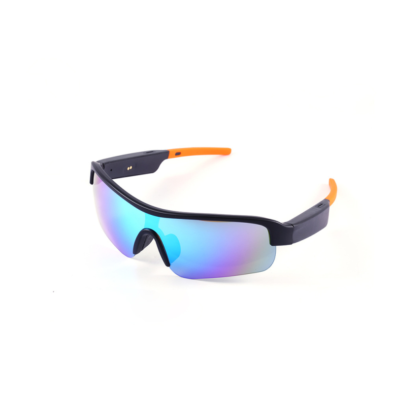 Ochelari de soare inteligenți cu difuzor extern, montare pe cap, polarizați, pentru ciclism, sunet stereo bilateral, Bluetooth 5.0, IPX4, autonomie 4–8 ore