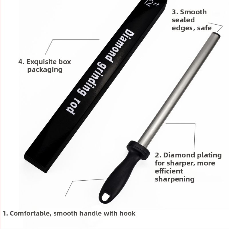 Gyémánt hegyező rúd háztartási használatra – gyémánt anyag, származás Yangjiang, márka Beauty Man