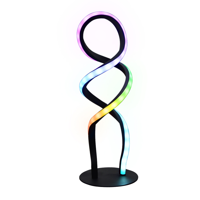 RGB krāsaina galda atmosfēras gaisma - USB barošana, lietotnes vadība, skaņas uztveres režīms, galda lampai