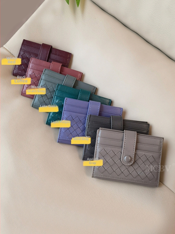 MCBV Unisex Καρτοθήκη με Θήκη Κερμάτων – Γνήσιο Δέρμα, Χειροποίητο Προβατόδερμα, Διπλή Πόρπη, Αστικός Στυλ