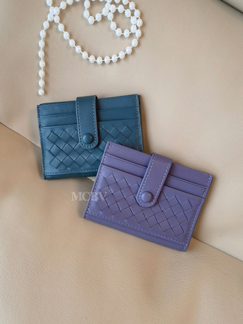 MCBV Unisex Καρτοθήκη με Θήκη Κερμάτων – Γνήσιο Δέρμα, Χειροποίητο Προβατόδερμα, Διπλή Πόρπη, Αστικός Στυλ