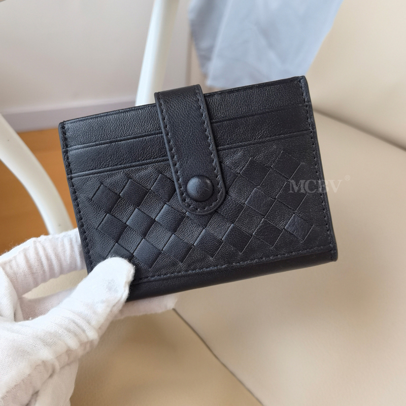 MCBV Unisex Καρτοθήκη με Θήκη Κερμάτων – Γνήσιο Δέρμα, Χειροποίητο Προβατόδερμα, Διπλή Πόρπη, Αστικός Στυλ