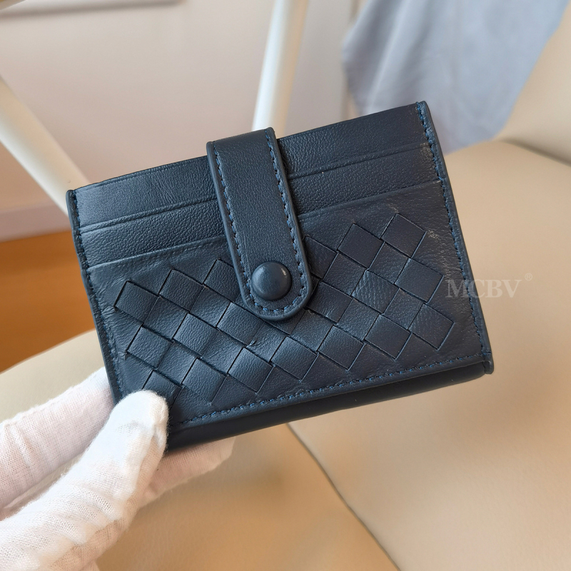 MCBV Unisex Καρτοθήκη με Θήκη Κερμάτων – Γνήσιο Δέρμα, Χειροποίητο Προβατόδερμα, Διπλή Πόρπη, Αστικός Στυλ