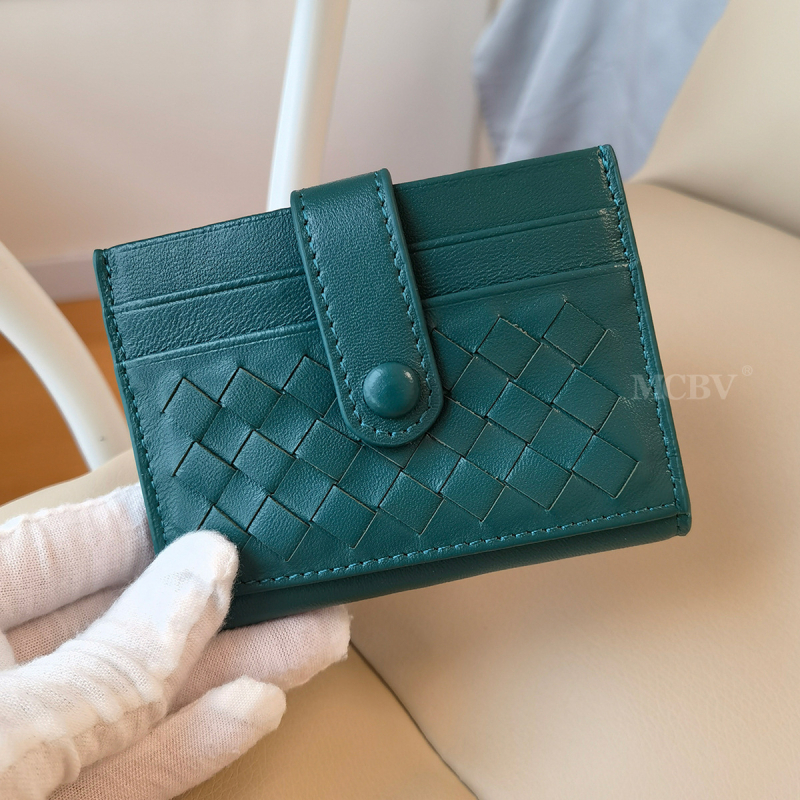 MCBV Unisex Καρτοθήκη με Θήκη Κερμάτων – Γνήσιο Δέρμα, Χειροποίητο Προβατόδερμα, Διπλή Πόρπη, Αστικός Στυλ