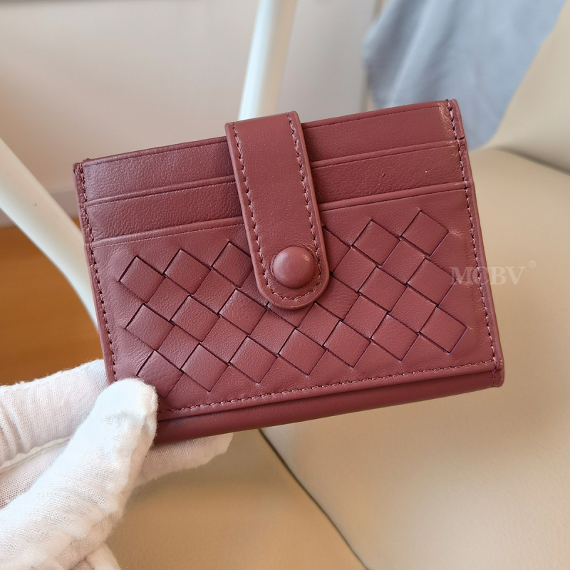 MCBV Unisex Καρτοθήκη με Θήκη Κερμάτων – Γνήσιο Δέρμα, Χειροποίητο Προβατόδερμα, Διπλή Πόρπη, Αστικός Στυλ