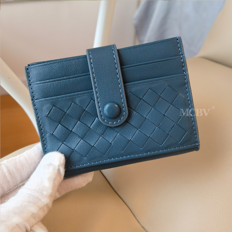 MCBV Unisex Καρτοθήκη με Θήκη Κερμάτων – Γνήσιο Δέρμα, Χειροποίητο Προβατόδερμα, Διπλή Πόρπη, Αστικός Στυλ