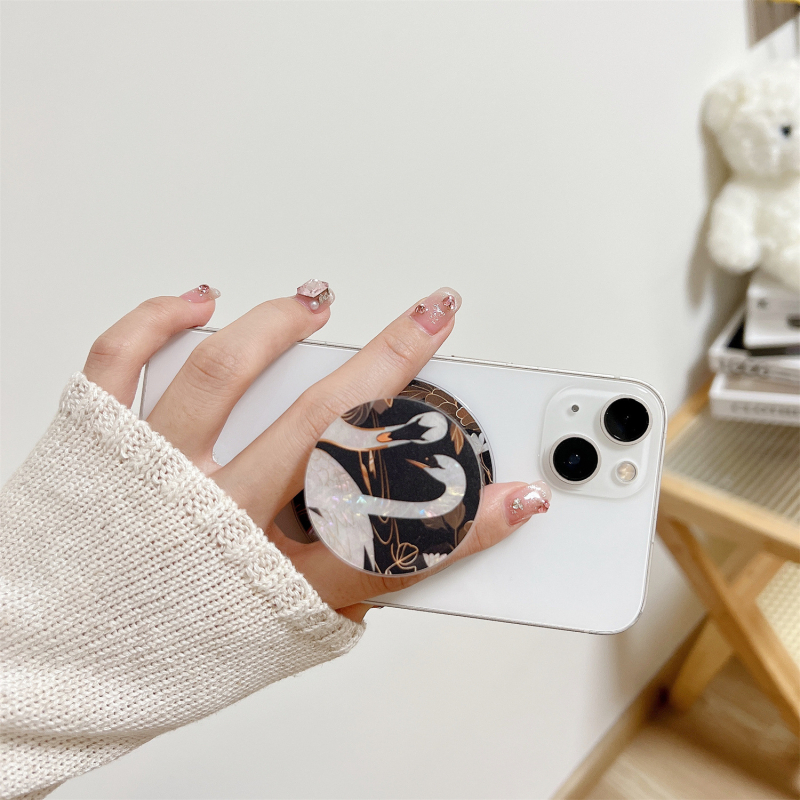 SJ-Moulding mágneses telefon-tartó tüköralappal, 360°-os forgatás, akril anyag, kompatibil minden mobiltelefonhoz, modell SJ-LX0085, rövid videókhoz