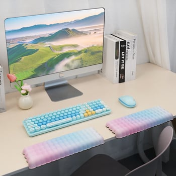 Egérpad csukló- és könyökvédő támasz – anyag: szövet + hab, csúszásmentes, hőtranszfer nyomtatás, logó testreszabható, OEM