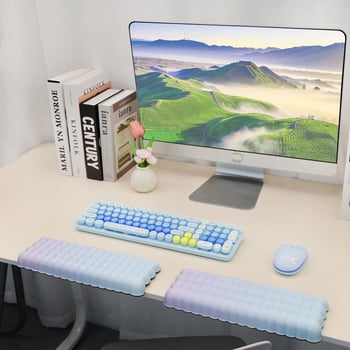 Egérpad csukló- és könyökvédő támasz – anyag: szövet + hab, csúszásmentes, hőtranszfer nyomtatás, logó testreszabható, OEM