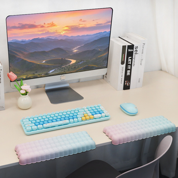 Egérpad csukló- és könyökvédő támasz – anyag: szövet + hab, csúszásmentes, hőtranszfer nyomtatás, logó testreszabható, OEM